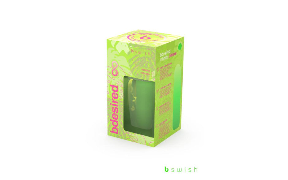 B Swish Bdesired Infinite Deluxe G Spot Vibrator Green B Swish