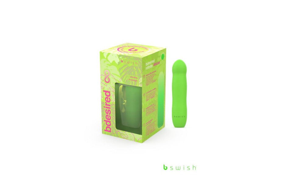 B Swish Bdesired Infinite Deluxe G Spot Vibrator Green B Swish