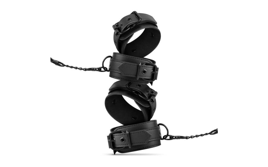 Bedroom Fantasies Total BDSM Restraint Complete Set Black Secondary image