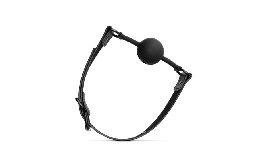 Bedroom Fantasies Breathable Silicone Ball Gag Black Secondary image