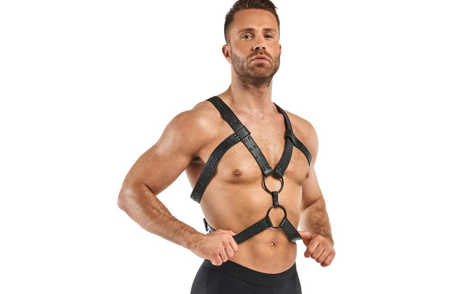 Bedroom Fantasies Rocco BDSM Play Harness Black Secondary image