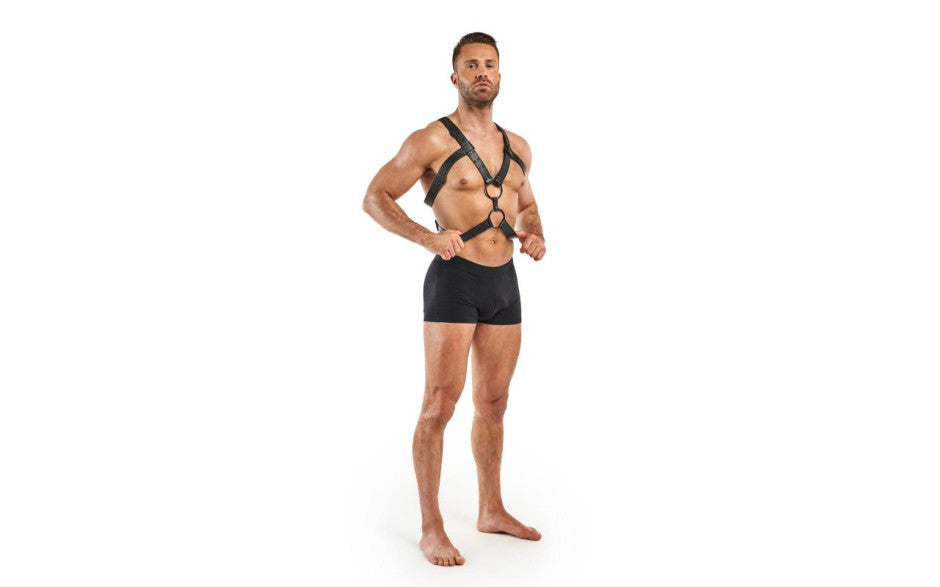 Bedroom Fantasies Rocco BDSM Play Harness Black Bedroom Fantasies