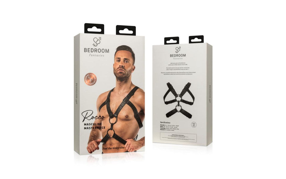 Bedroom Fantasies Rocco BDSM Play Harness Black Bedroom Fantasies Main image
