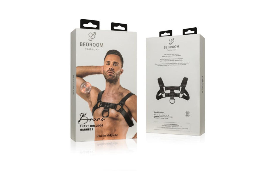 Bedroom Fantasies Bruno Fetish Play Harness Black Bedroom Fantasies Main image