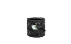 Noir Handmade Womens Wrist Wallet With Hidden Zipper Black Noir Handmade