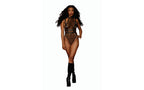 Dreamgirl Lingerie Women Fetish Fishnet Teddy With Harness Black Dream Girl Lingerie