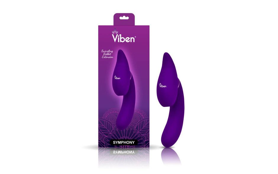 Viben Symphony 21 Mode Swivel Suction Head Triple Motor Clitoral Vibrator Viben