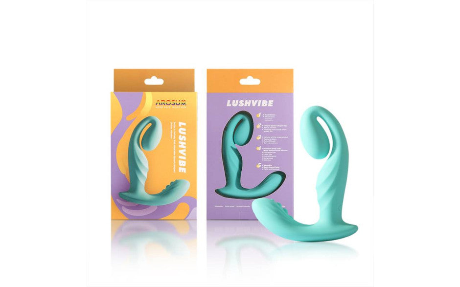 Arosum LushVibe Wearable Sprout Shaped Unisex G Spot Vibrator Arosum