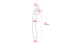 Arosum G Snuggle Ultrasoft Sprout Shaped Unisex Rechargeable G Spot Vibrator Arosum