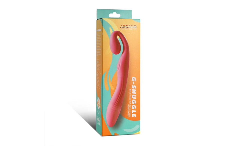Arosum G Snuggle Ultrasoft Sprout Shaped Unisex Rechargeable G Spot Vibrator Arosum