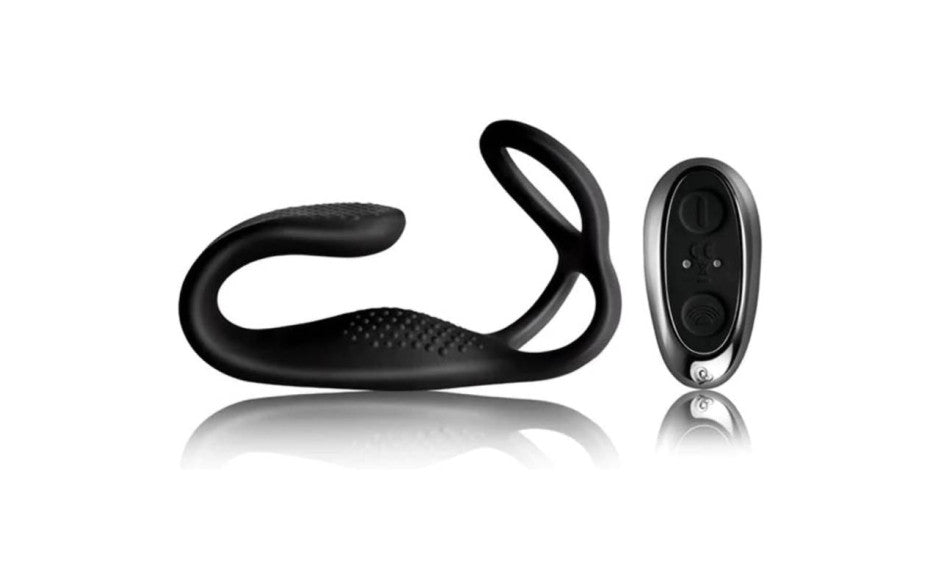 Rocks Off The Vibe Dual Stimulation Pleasure Set Cock Balls & Anal Stimulator Rocks Off Main image