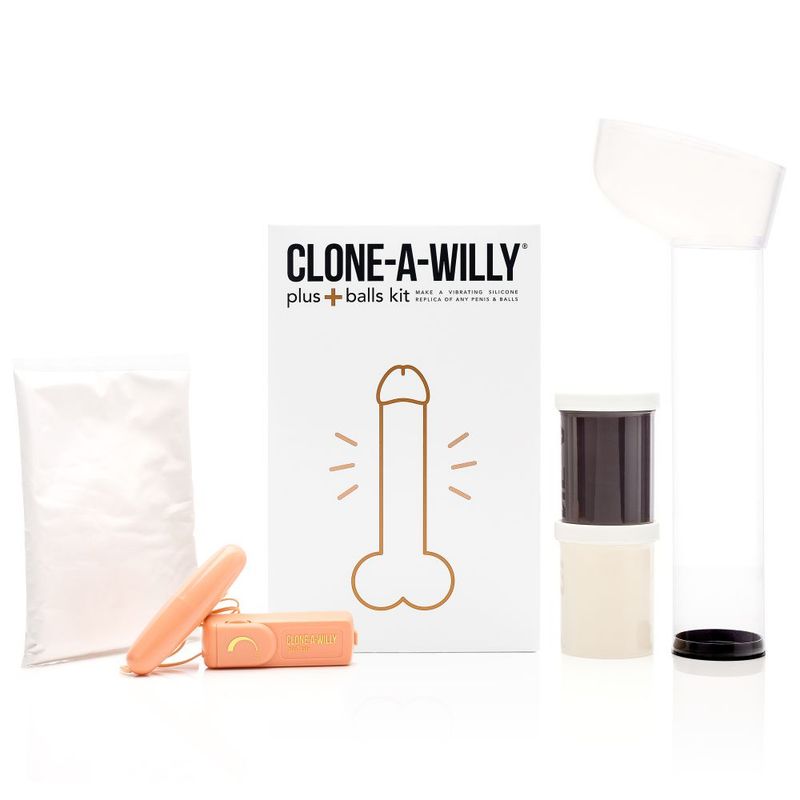 Clone a Willy Plus Balls Kit Deep Skin Tone Clone a Willy