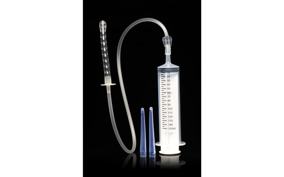 XR Brands CleanStream Enema Syringe With Attachments XR Brands