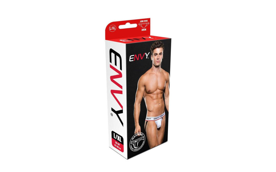 ENVY Mens Low Rise Jock White Secondary image