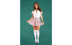 Teachers Pet 3 Piece Pink Private School Girl Costume