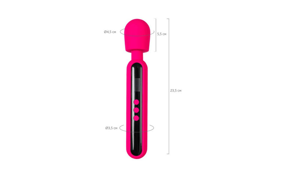 EroTeq Vibrating Body Wand Massager Mashr Pink eroTEQ