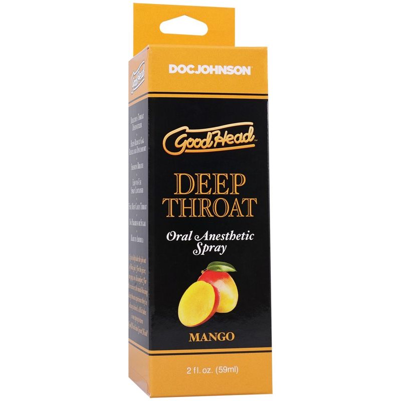 GoodHead Deep Throat Spray Mango 59ml Secondary image