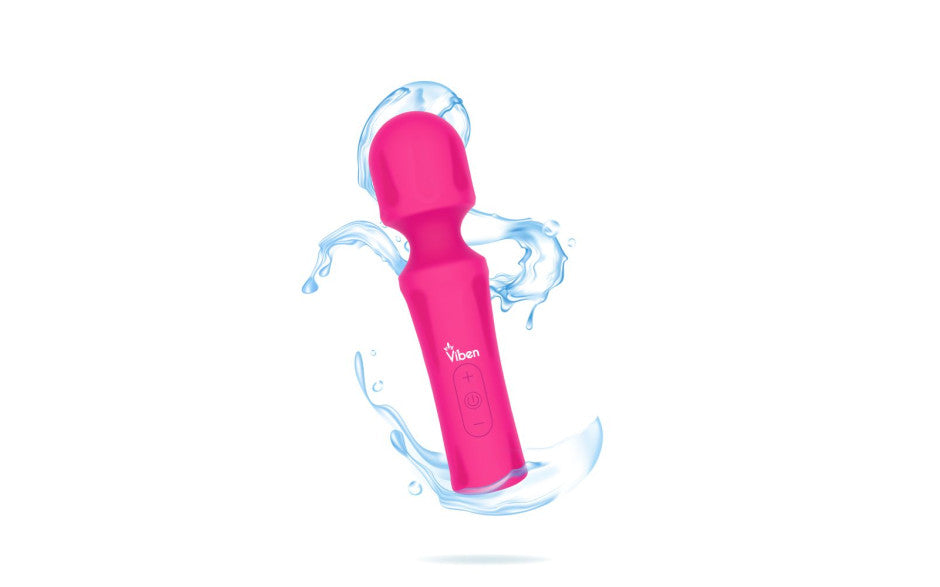 Viben Mighty Muse Vibrating Body Wand Massager Hot Pink Viben Main image