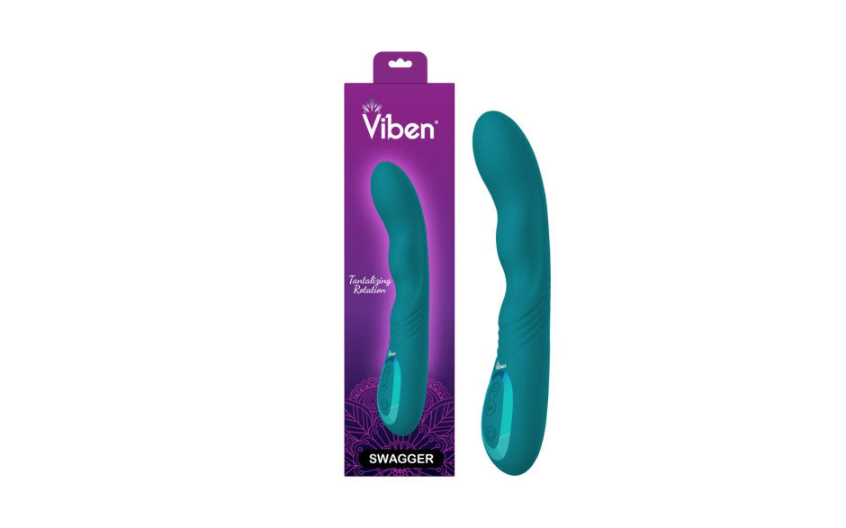 Viben Swagger Rechargeable 10 Function G Spot Vibrator Ocean Secondary image