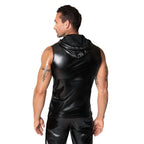 Noir Frenzy Sleeveless Hoodie Noir