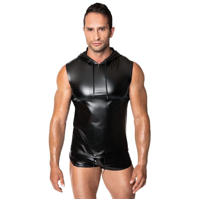 Noir Frenzy Sleeveless Hoodie Secondary image