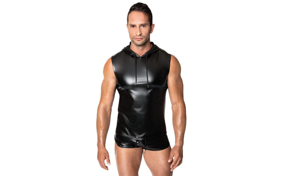 Noir Handmade Frenzy Super Stylish Sleeveless Hoodie