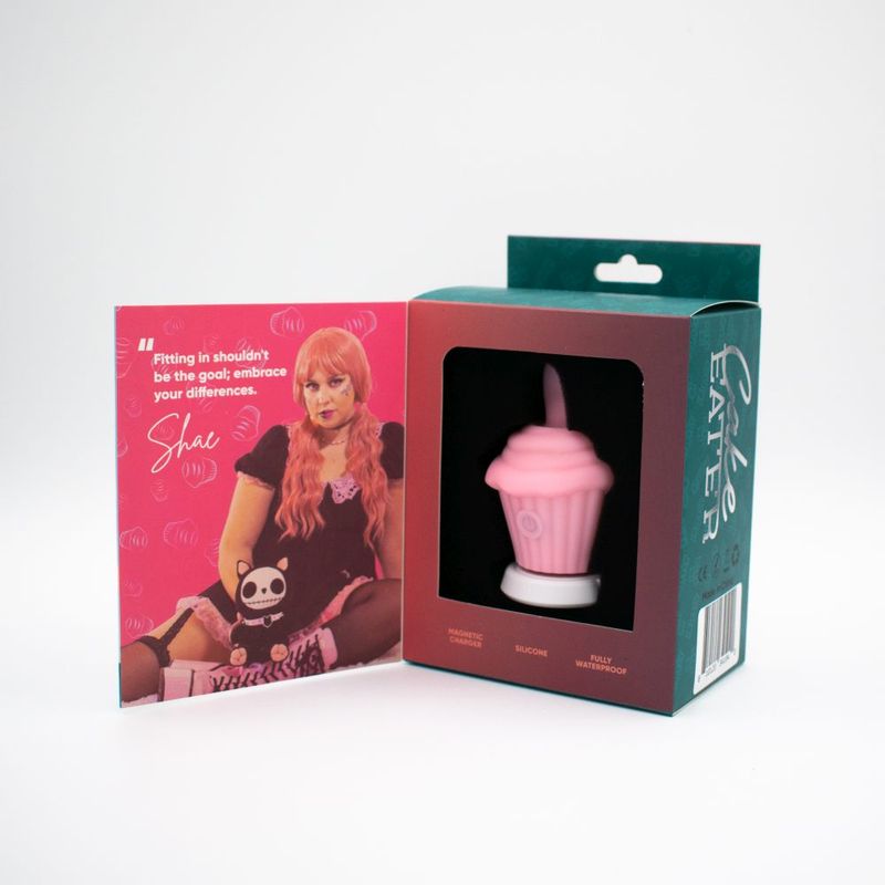 Natalies Toy Box Cake Eater Clit Flicker Stimulator Vibrator Pink Secondary image