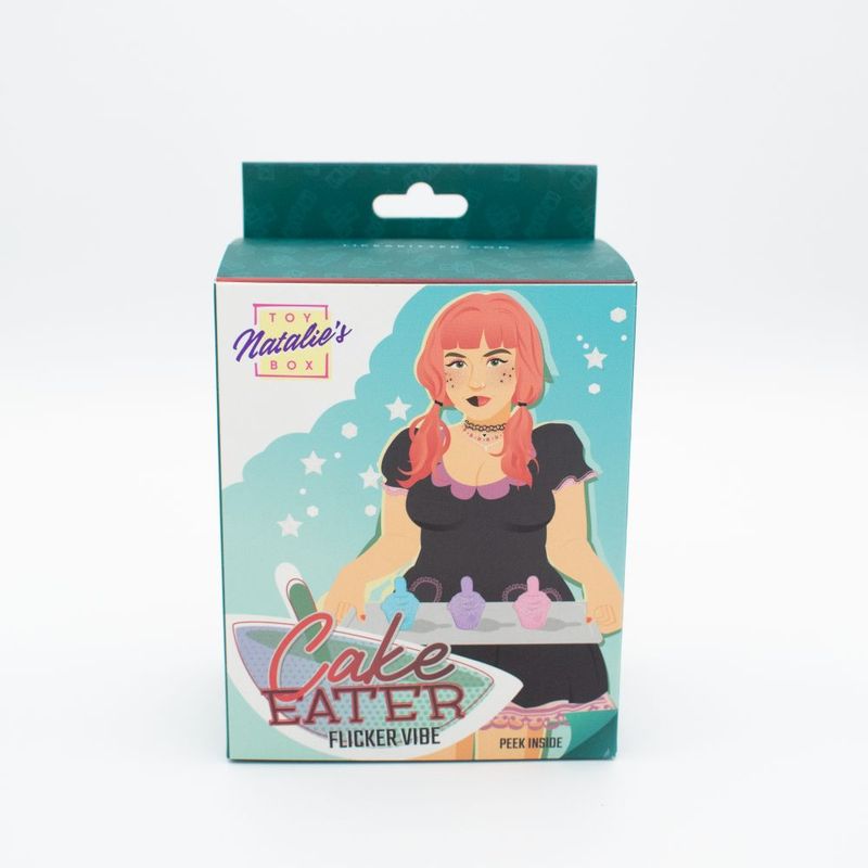 Natalies Toy Box Cake Eater Clit Flicker Stimulator Vibrator Pink Natalies Toy Box