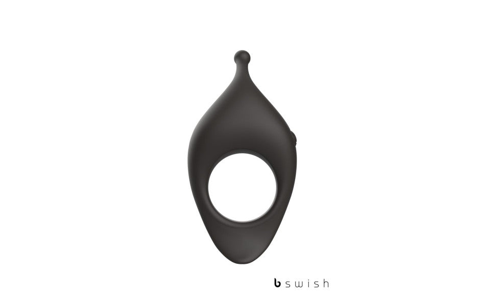 B Swish BCharmed Rhythm Infinite Deluxe Vibrating Cock Ring Black B Swish Main image