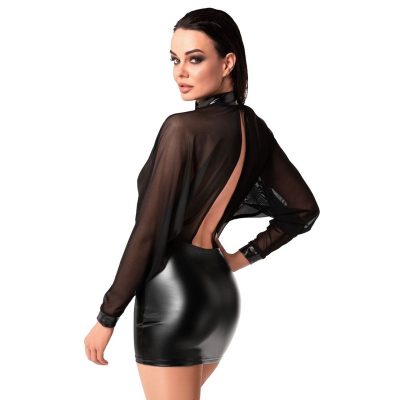 Noir Opium Mini Dress Secondary image