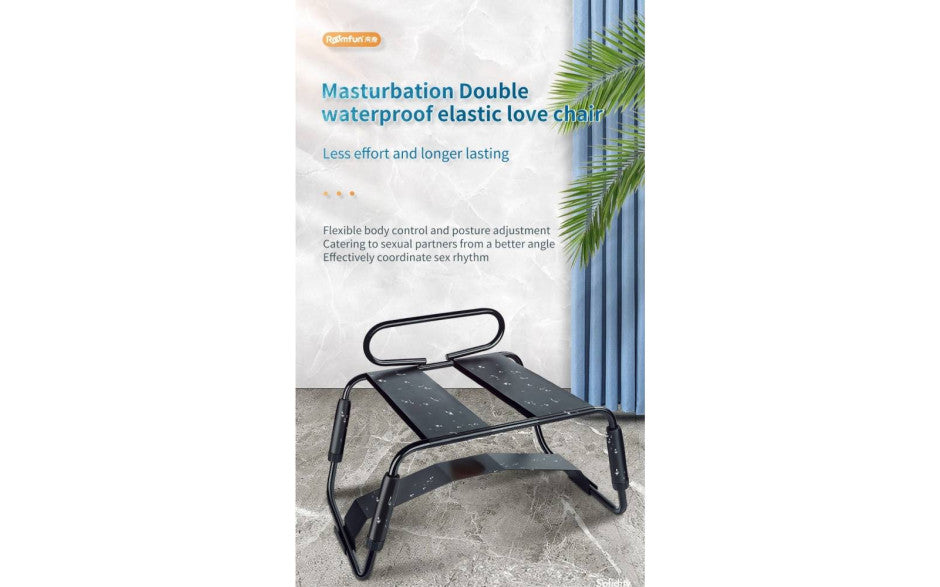 Daytona Sex Chair Adjustable Height With Arch Bridge Black Daytona