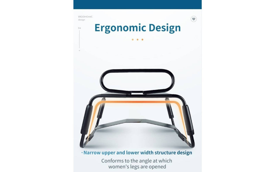 Daytona Sex Chair Adjustable Height With Arch Bridge Black Daytona Main image