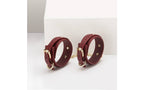 Daytona Deluxe Bondage Play Kit 8 Piece Burgundy Gold Daytona