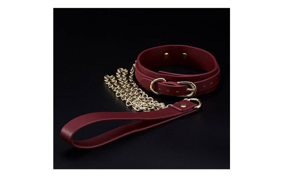 Daytona Deluxe Bondage Play Kit Burgundy Gold 8 Piece Daytona