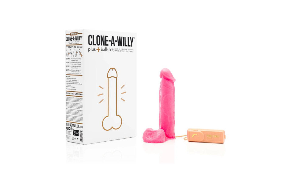 Empire Labs Clone a Willy Plus Balls Moulding Kit Hot Pink Empire Labs