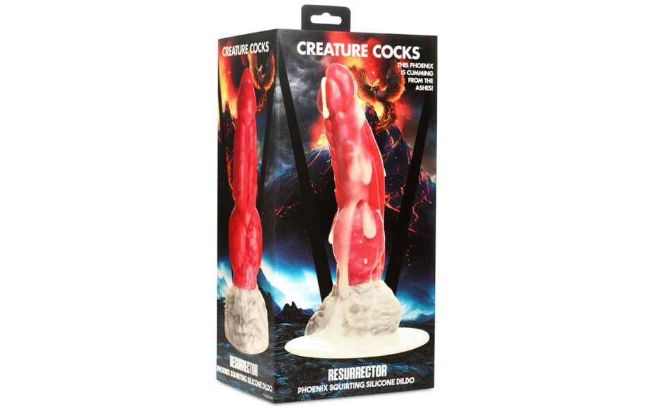 XR Brands Creature Cocks Resurrector Phoenix Squirting Silicone Fantasy Dildo XR Brands
