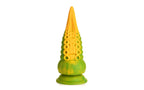 XR Brands Creature Cocks Monstropus 2.0 Vibrating Tentacled Monster Silicone Dildo Green / Yellow XR Brands