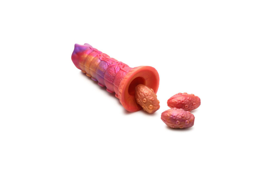 XR Brands Creature Cocks Nymphoid Ovipositor Fantasy Silicone Dildo Secondary image