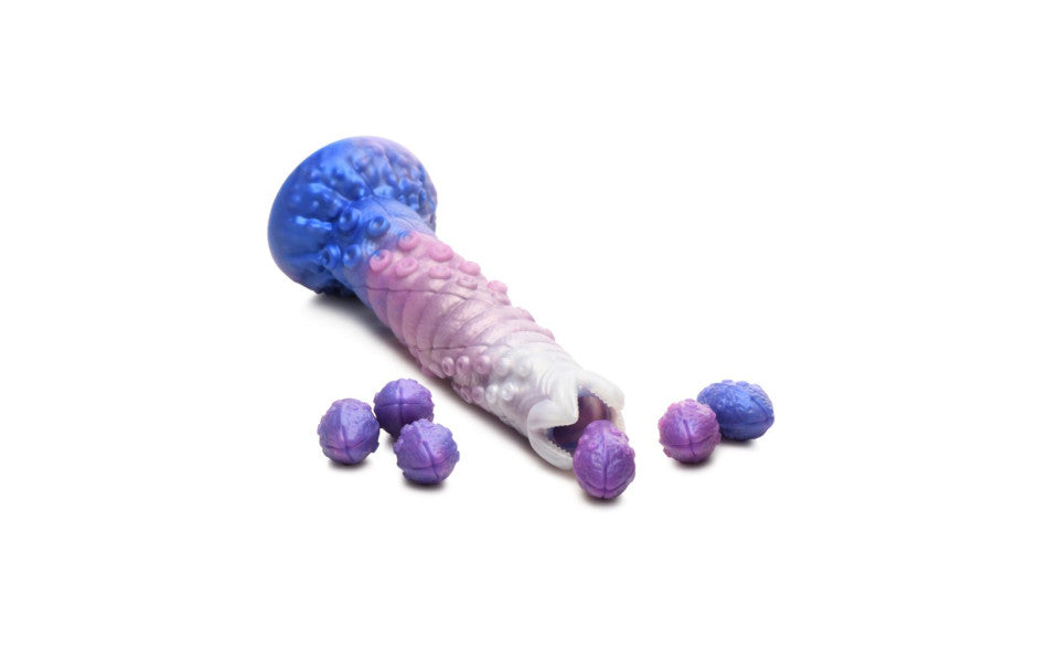 XR Brands Creature Cocks Tenta Queen Ovipositor Silicone Dildo With Eggs XR Brands