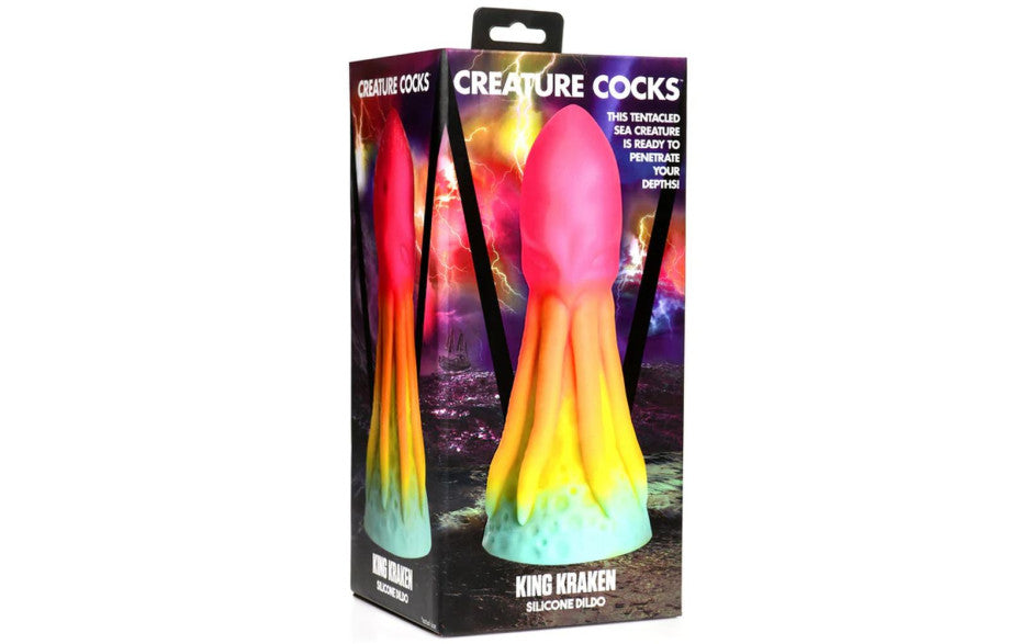 XR Brands Creature Cocks King Kraken Silicone Fantasy Dildo XR Brands