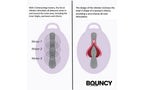 Bouncy Bliss Classic Inflatable Sit On Massager Vibrator Bouncy Bliss