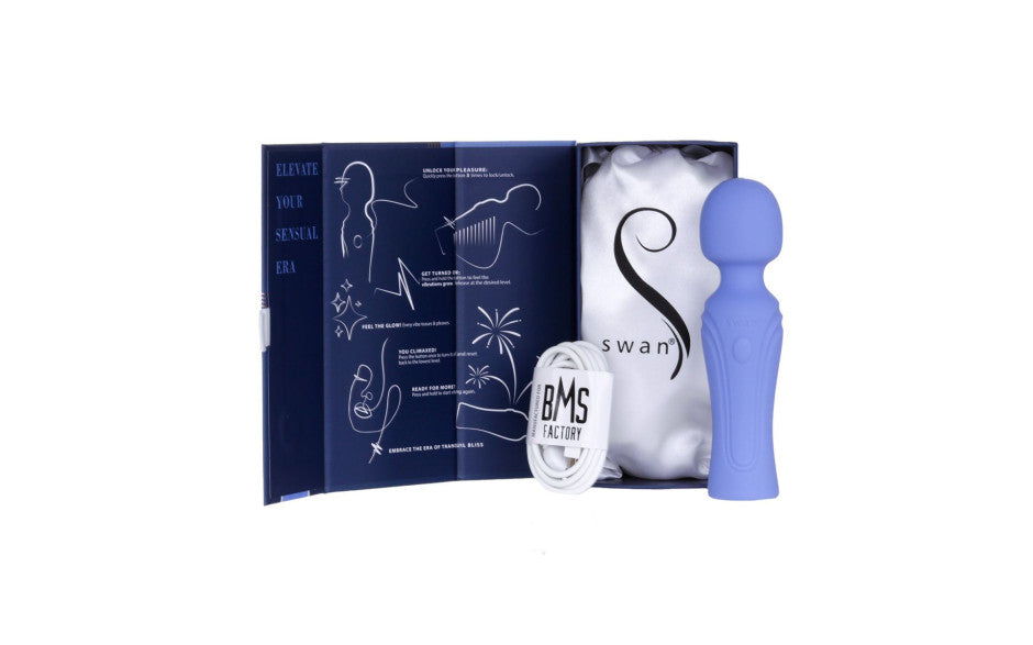 BMS Factory Swan Era Vibrating Body Wand Massager BMS Factory