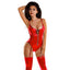 Glossy Doja Bodysuit Red