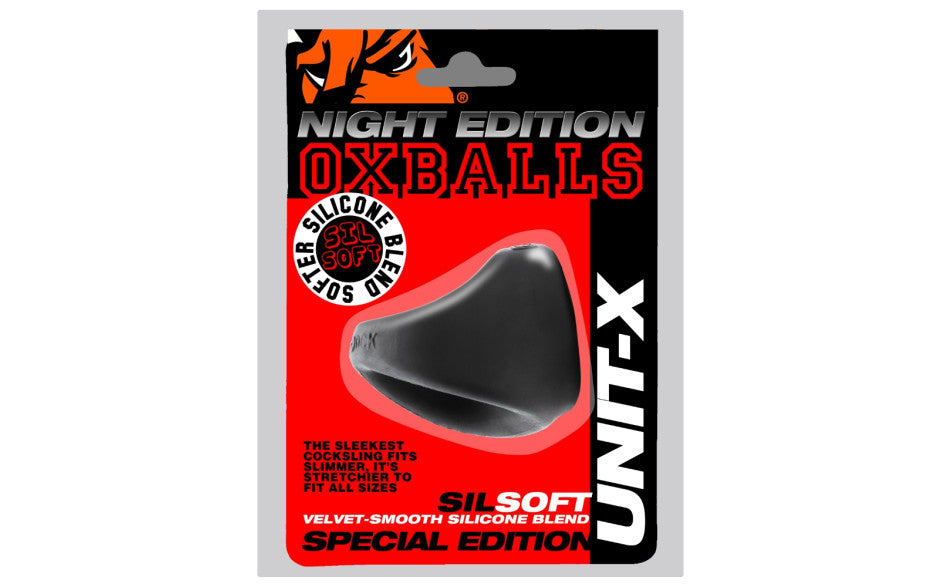 OxBalls Unit X Stretchy Slimmer Fit Mens Cock Ring Night Edition OxBalls