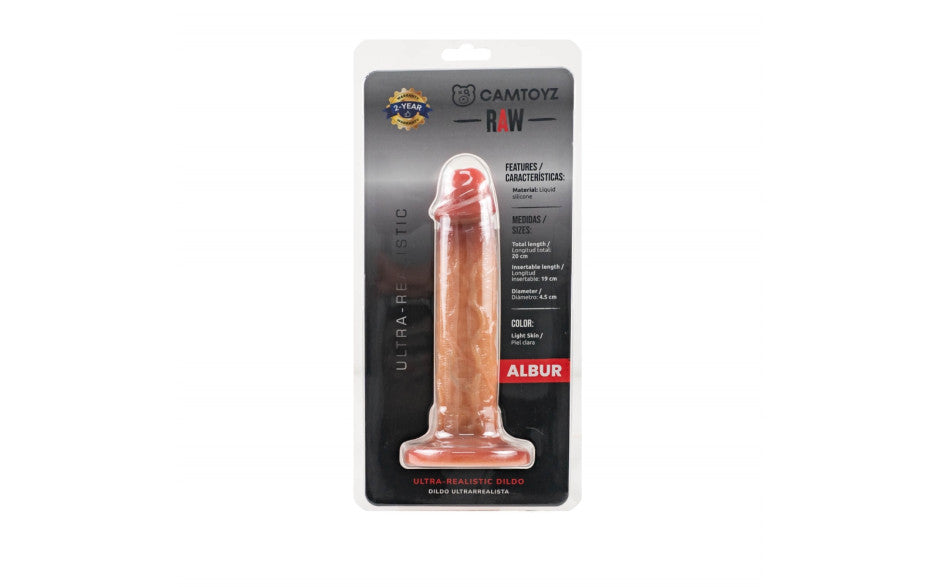 Raw Albur Ulra Realistic Silicone Dildo 20cm RAW