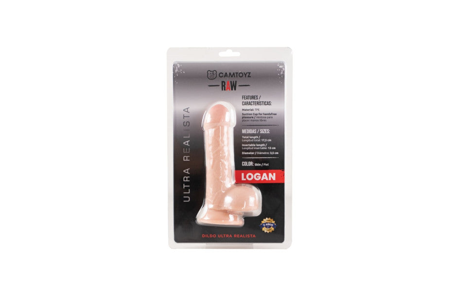 Raw Logan  Ultra Realistic Double Layered Dildo RAW