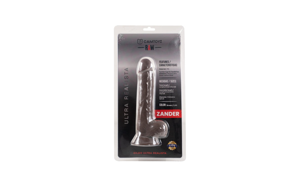 Raw Zander Ultra Realistic Suction Cup Dildo RAW