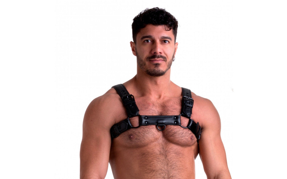 Sport Fucker Vegan Bulldog BDSM Play Harness Black Sport Fucker