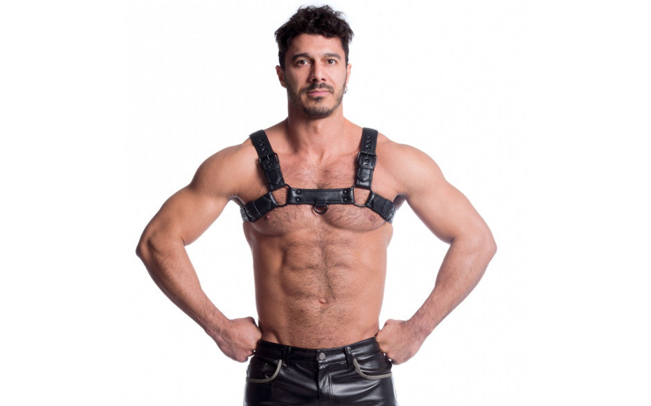 Sport Fucker Vegan Bulldog BDSM Play Harness Black Sport Fucker