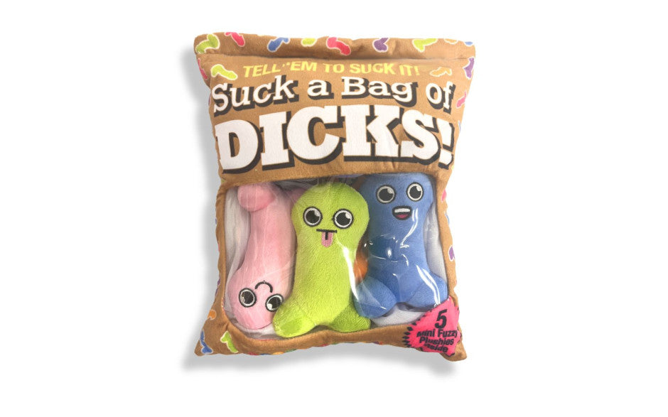 Little Genie Suck A Bag Of Dicks Plushy Pillows
